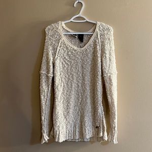 HARLEY DAVIDSON/Women’s Popcorn Sweater/ Unique/ lightweight/ Cream/ Size Large